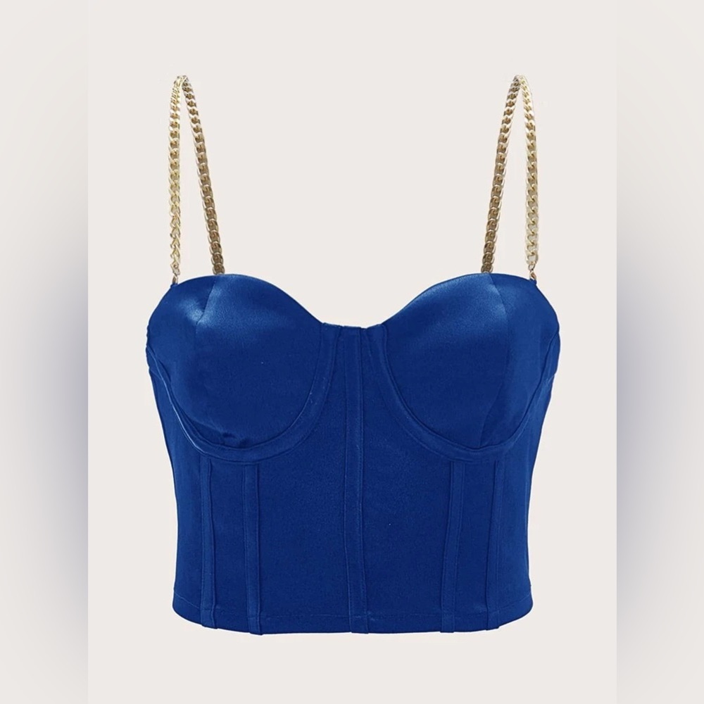 Satin Bustier Cami Top